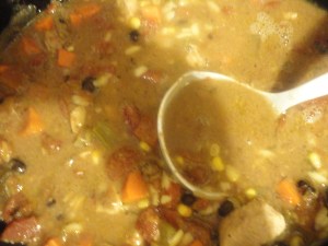 Spanish Style Chicken Noodle Soup