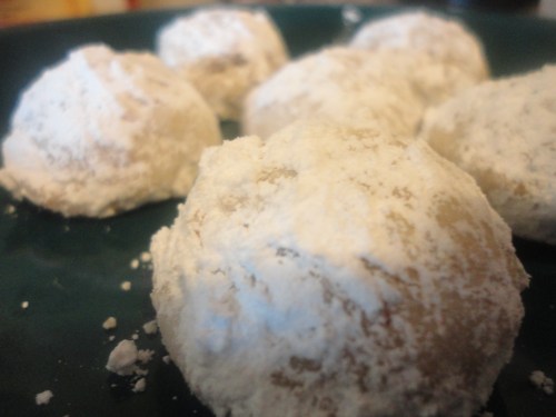 Pecan Nougat Cookies (Shortbread Snowballs)