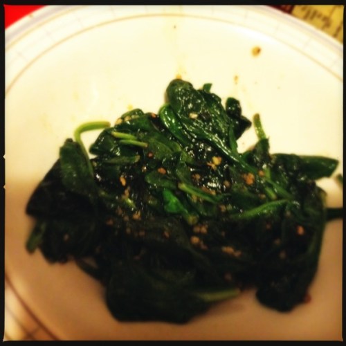 Wilted Spinach