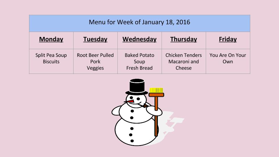 Menu for Week of January 18, 2016 (1)