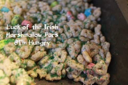 Luck of the Irish Marshmallow Bars