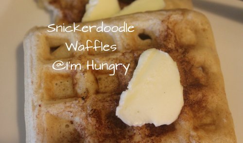snickerdoodle waffles