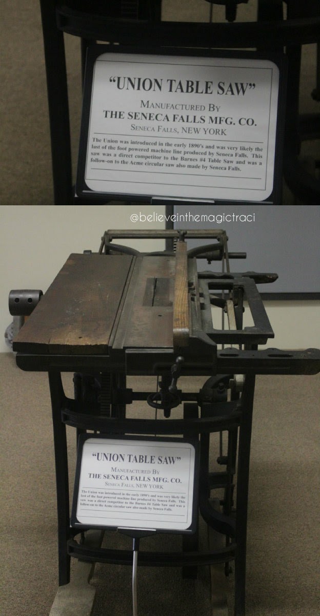 Seneca Falls museum table saw
